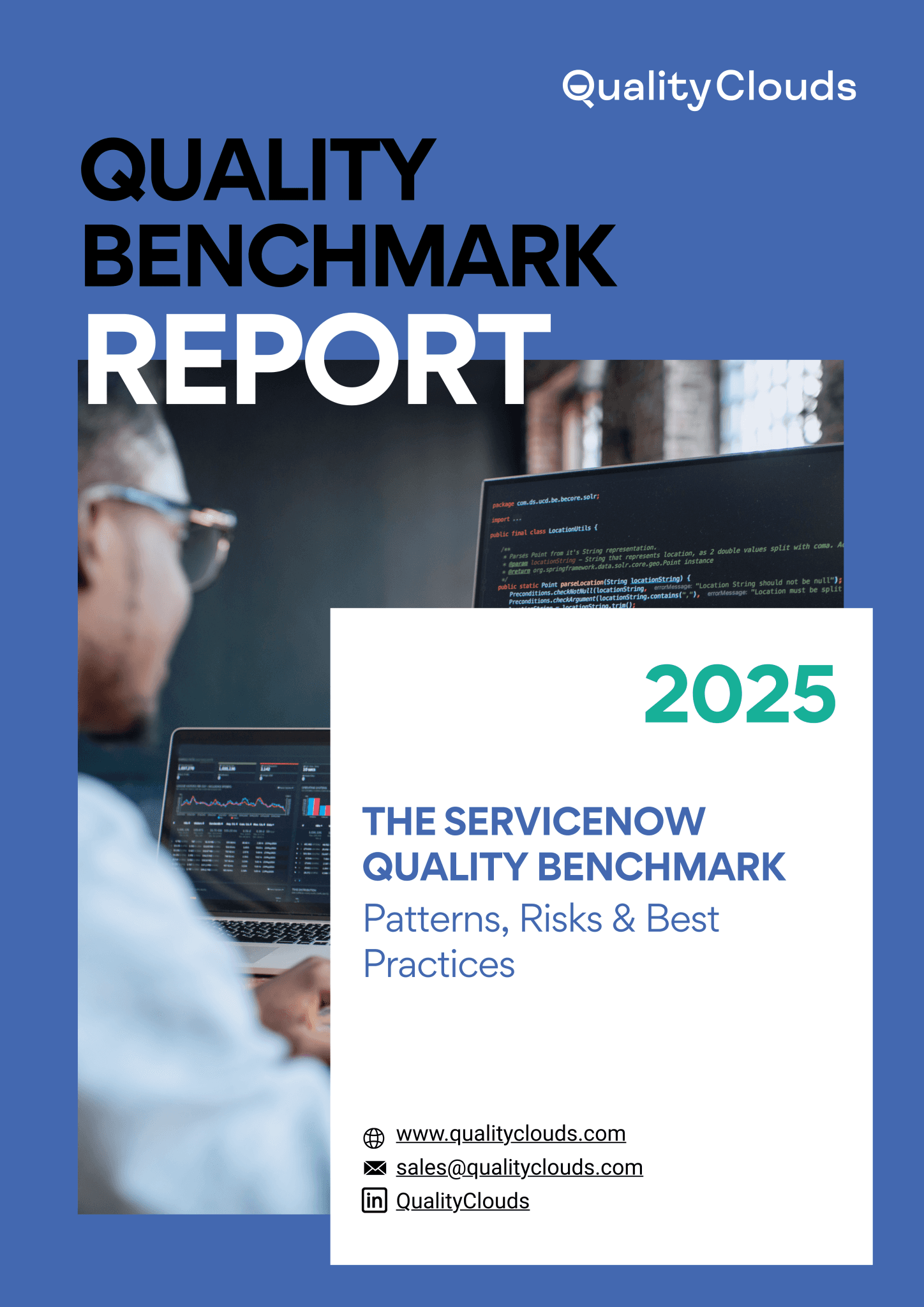 Quality-Clouds-Report-2025-The-ServiceNow-Quality-Benchmark Cover