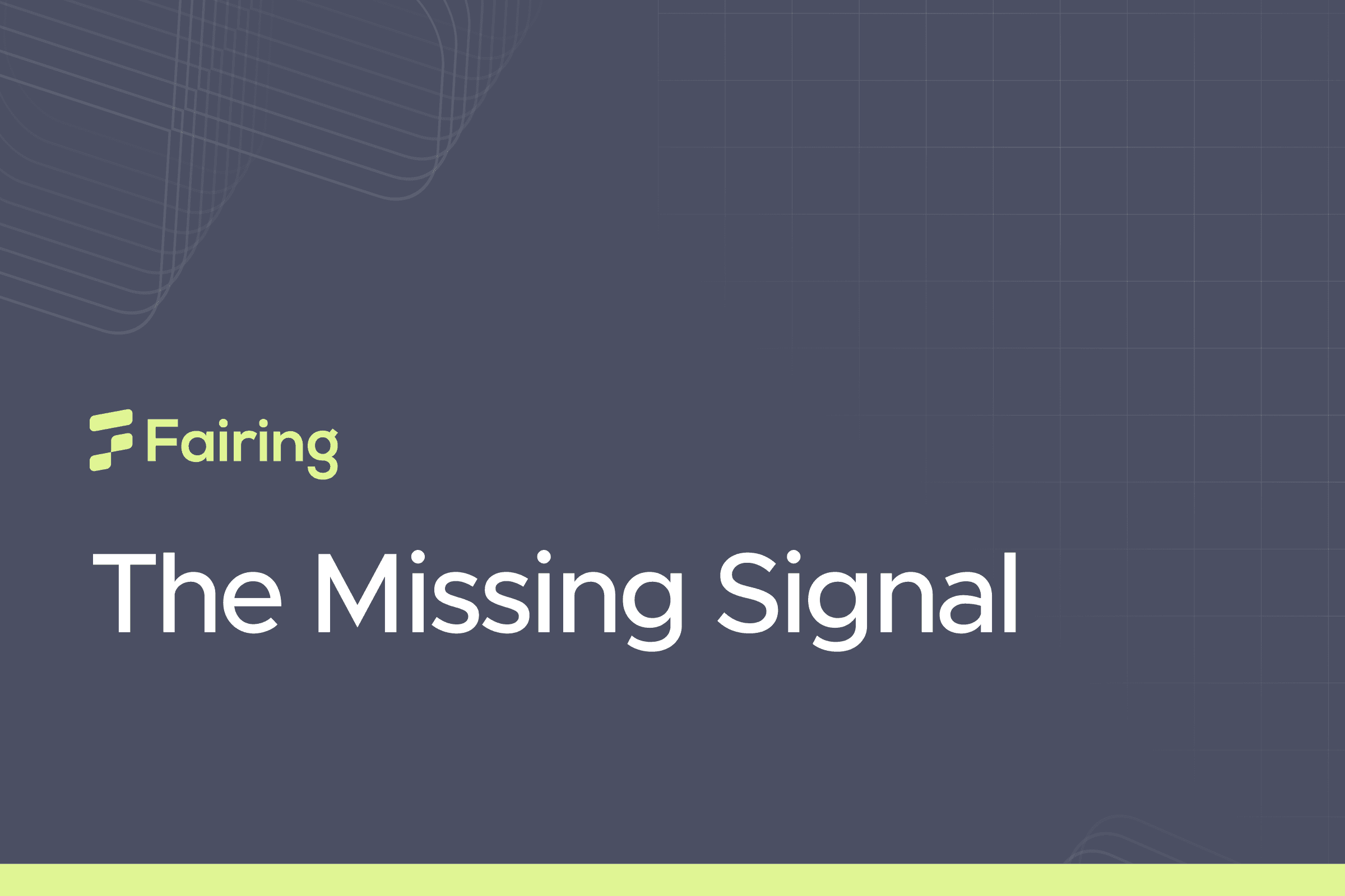 The Missing Signal guide cover