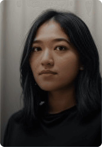 portrait photography of woman wearing brown headscarf