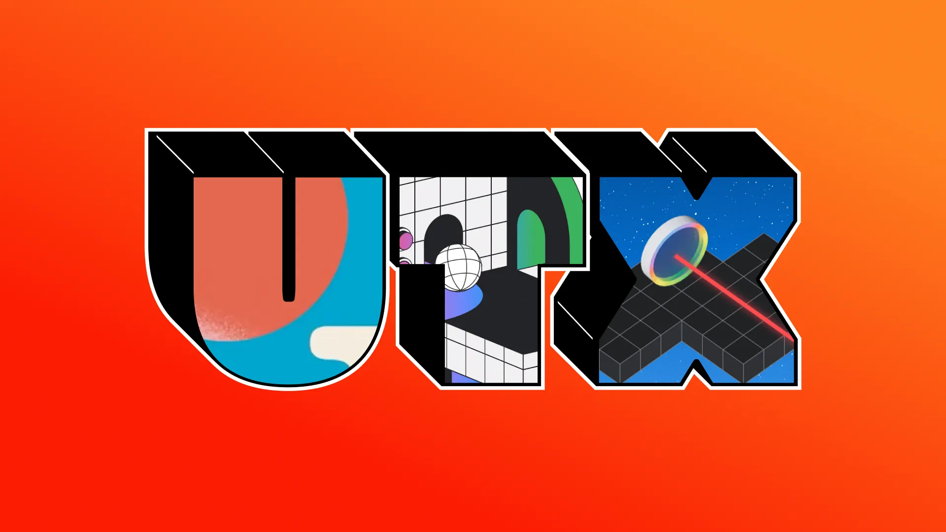 Colorful logo featuring the letters "UTX" with a gradient orange background.