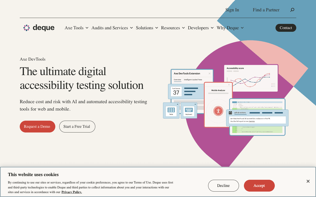 axe DevTools екранна снимка