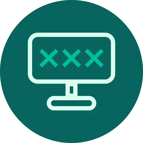 A laptop with three x