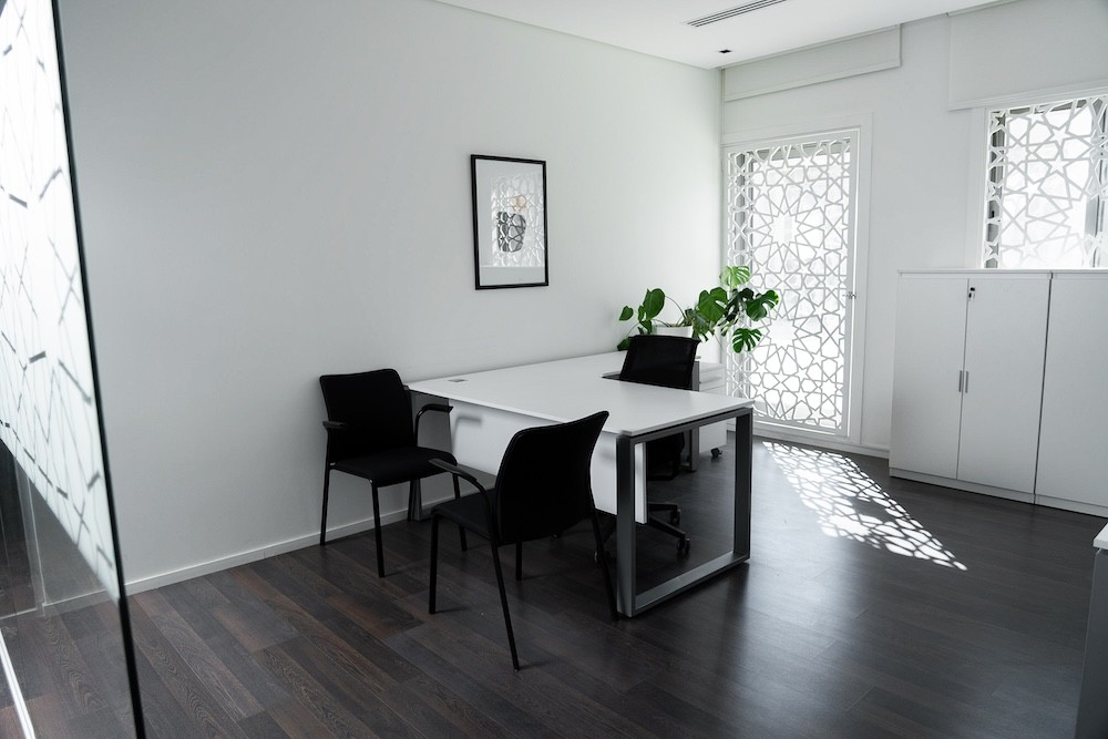 Lobby entrance at DIOM Rubeen 209 headquarters in Riyadh