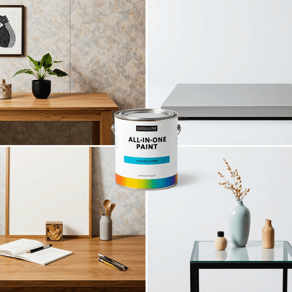 product photography of a can of paint