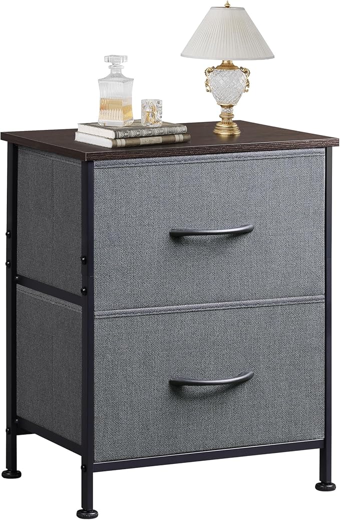 Fabric nightstand – A stylish and functional furniture piece, perfect for any modern home.