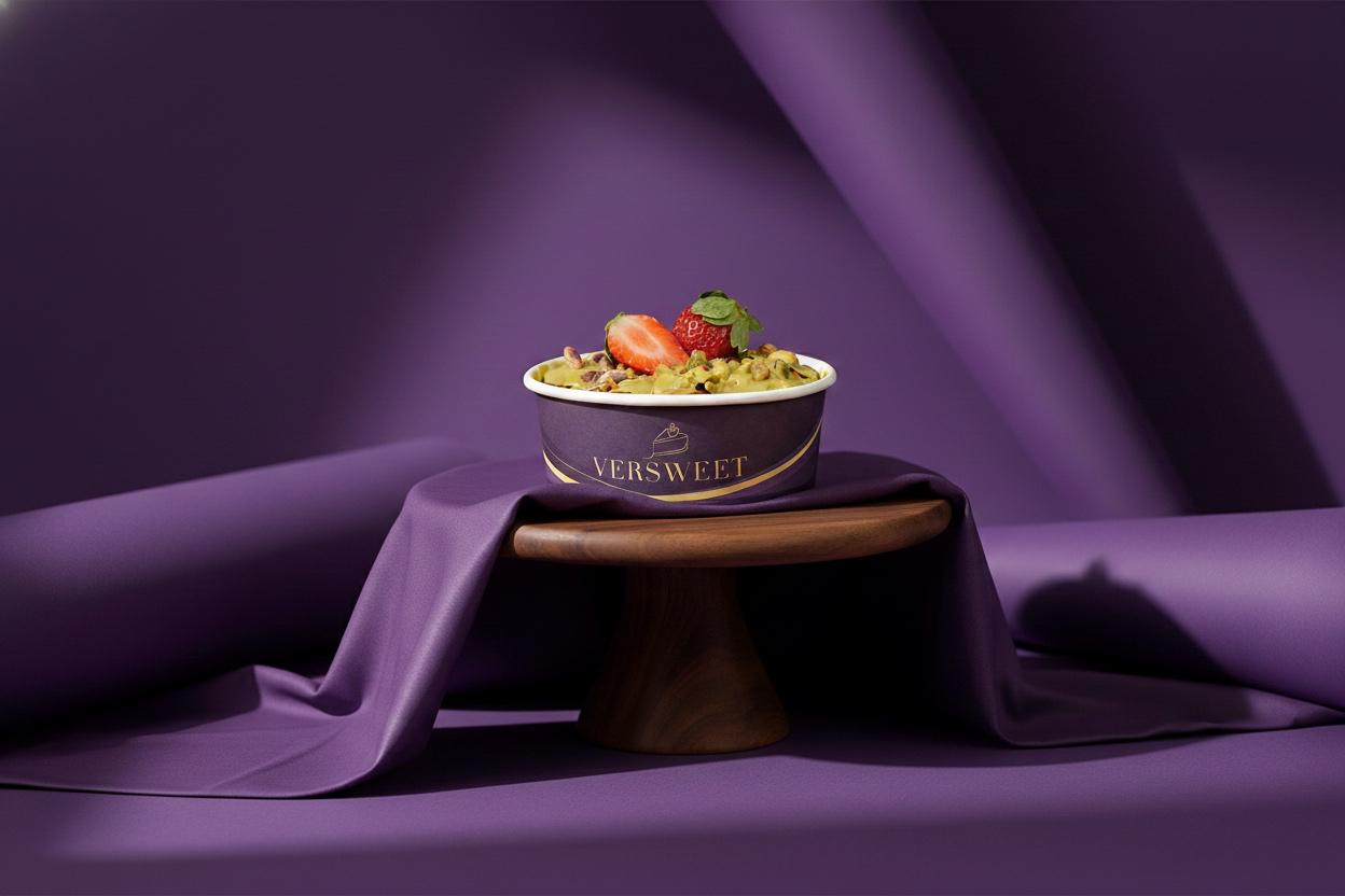 Barista in mask preparing coffee with moka pot