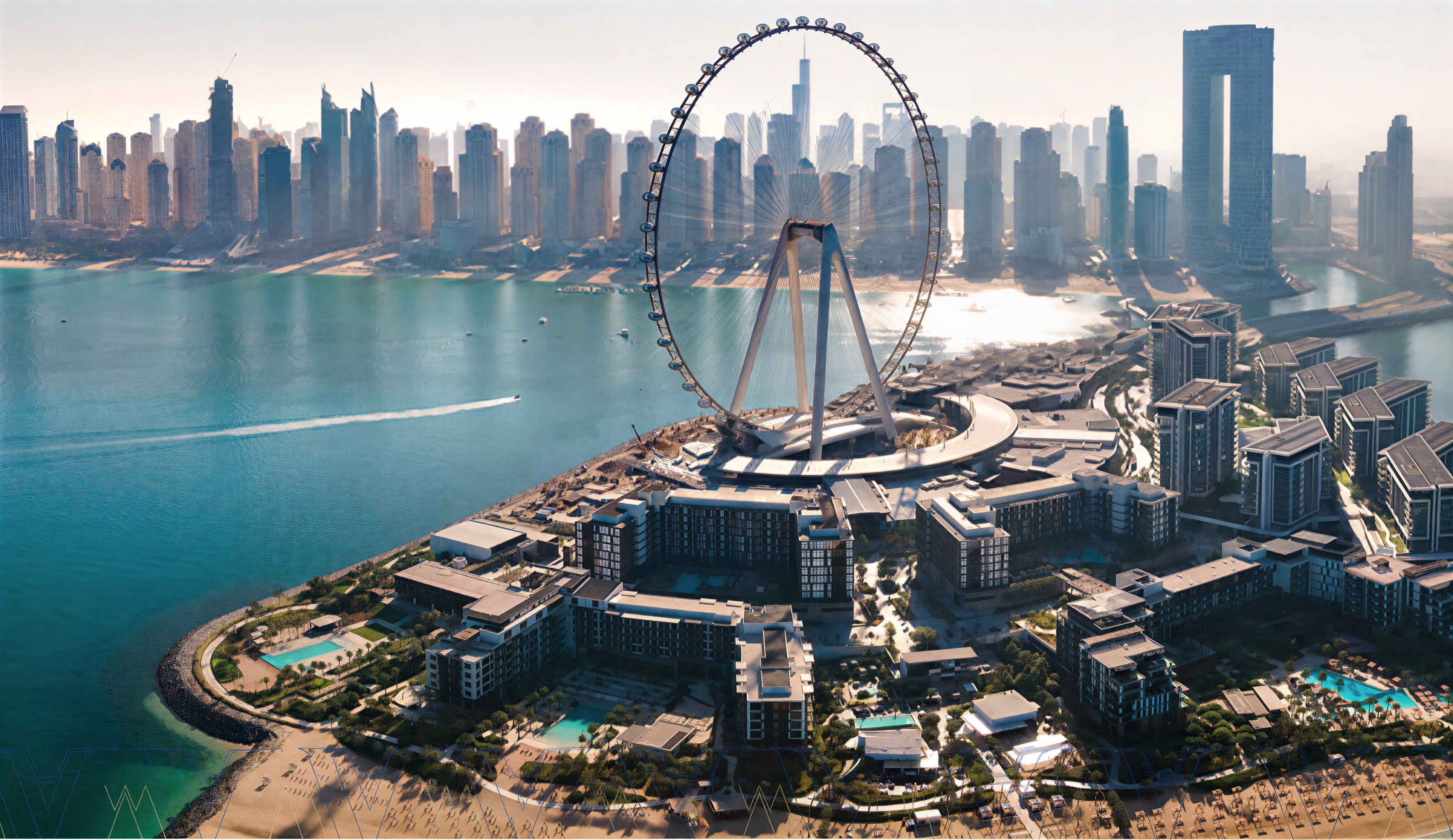 Dubai's new Ferris wheel in Al Rashidiya is the tallest in the world, showcasing stunning views of the city skyline.