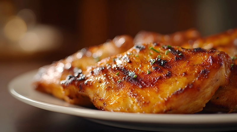 Pieczony drób z glazurą z Kremu z Gorczycy z Miodem Konik