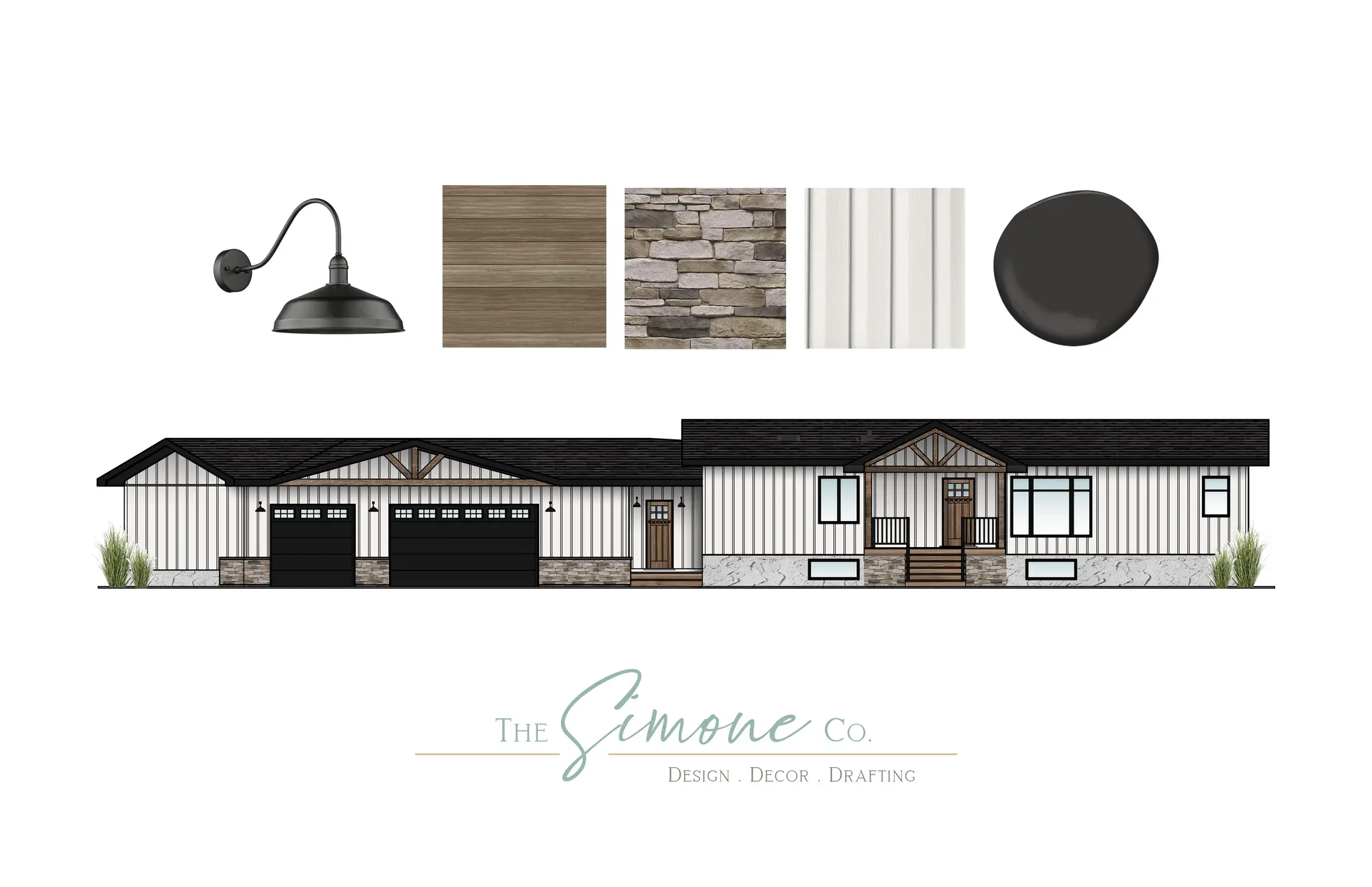 Residential interior design project featuring warm natural materials and calm layered styling by Mint Interior Design.