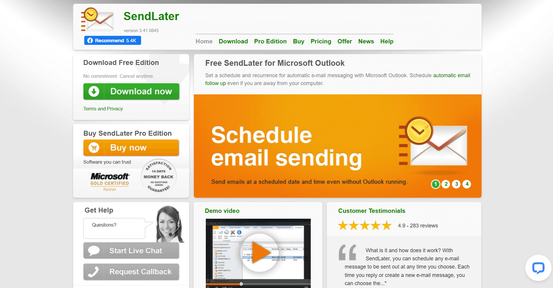 SendLater (Outlook Add-In)