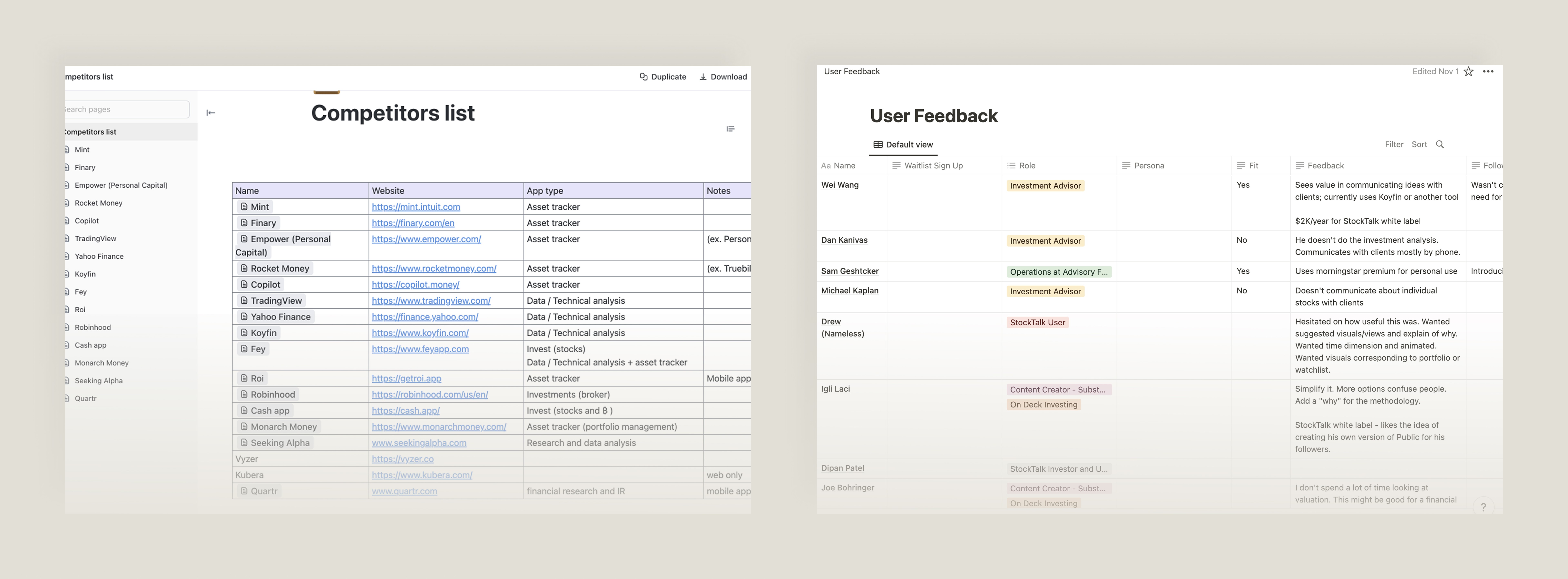 A mockup of screenshot for an app