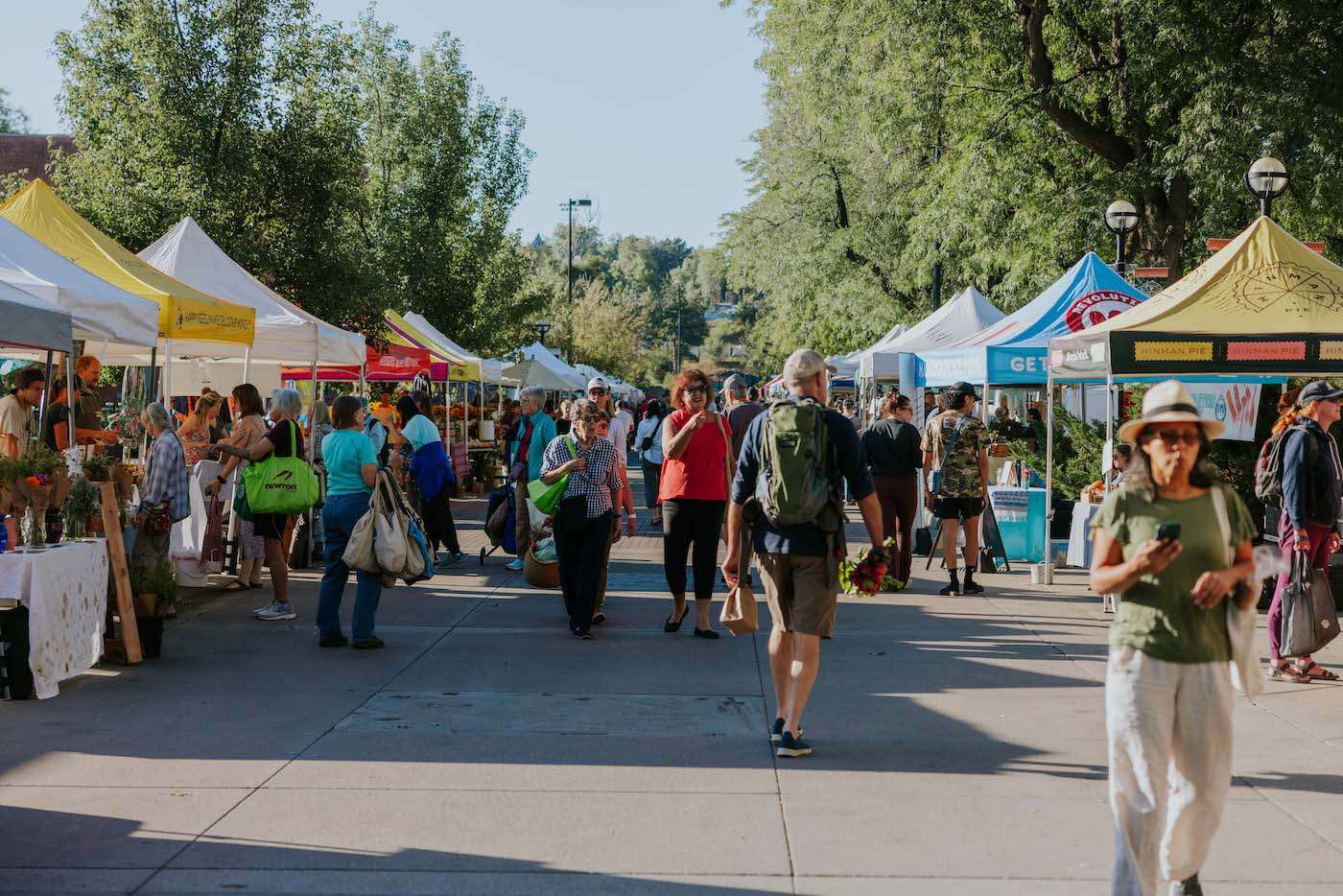 Boulder Farmer's Market, Boulder, CO on Saturdays.