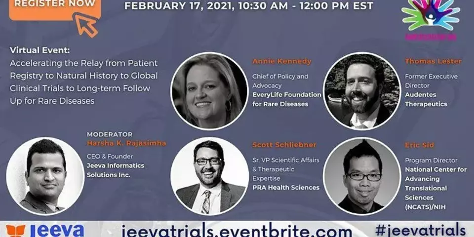 Jeeva Trials Hosts Rare Disease Panel on Decentralized, Patient-Focused Clinical Trials
