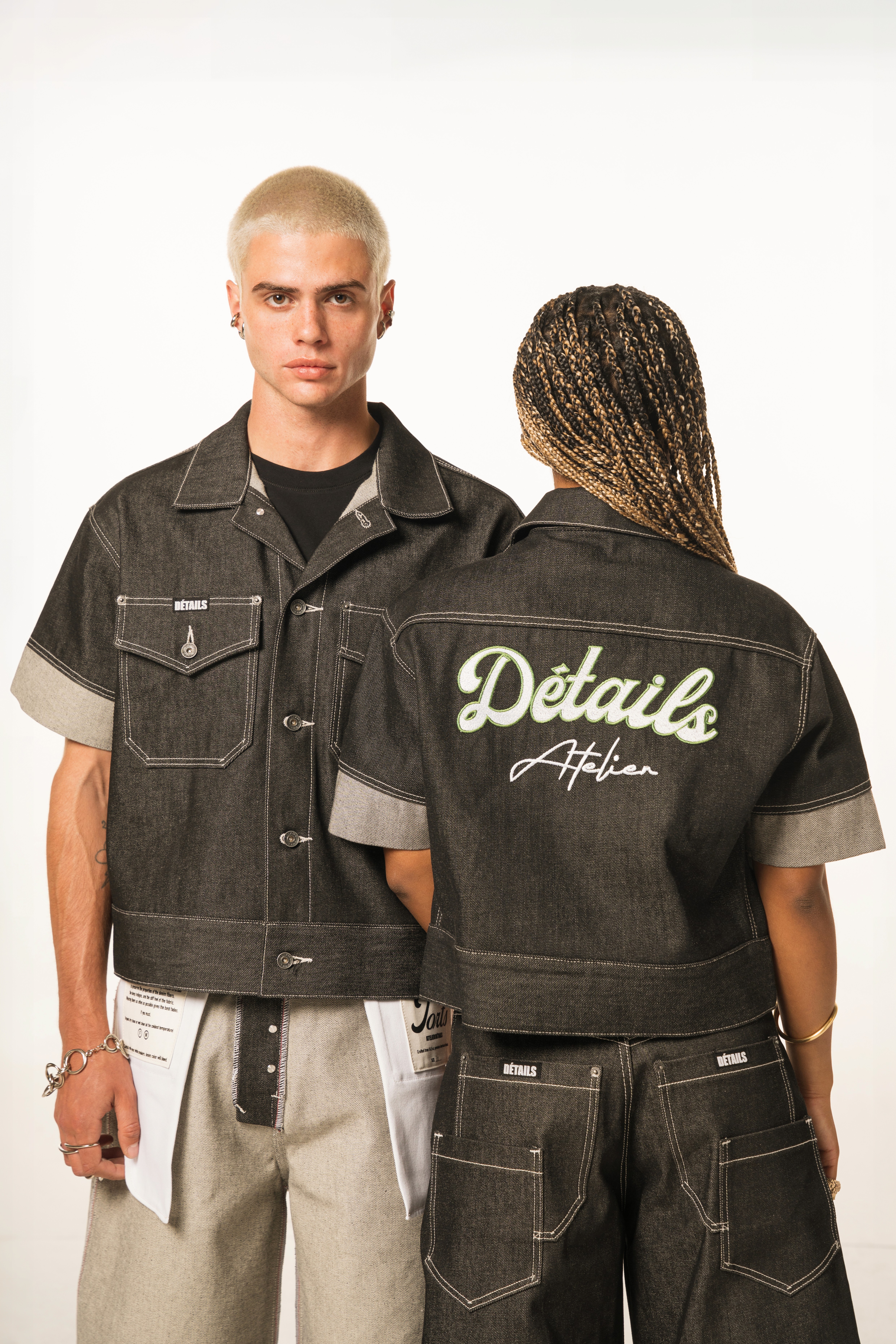 A Black male model