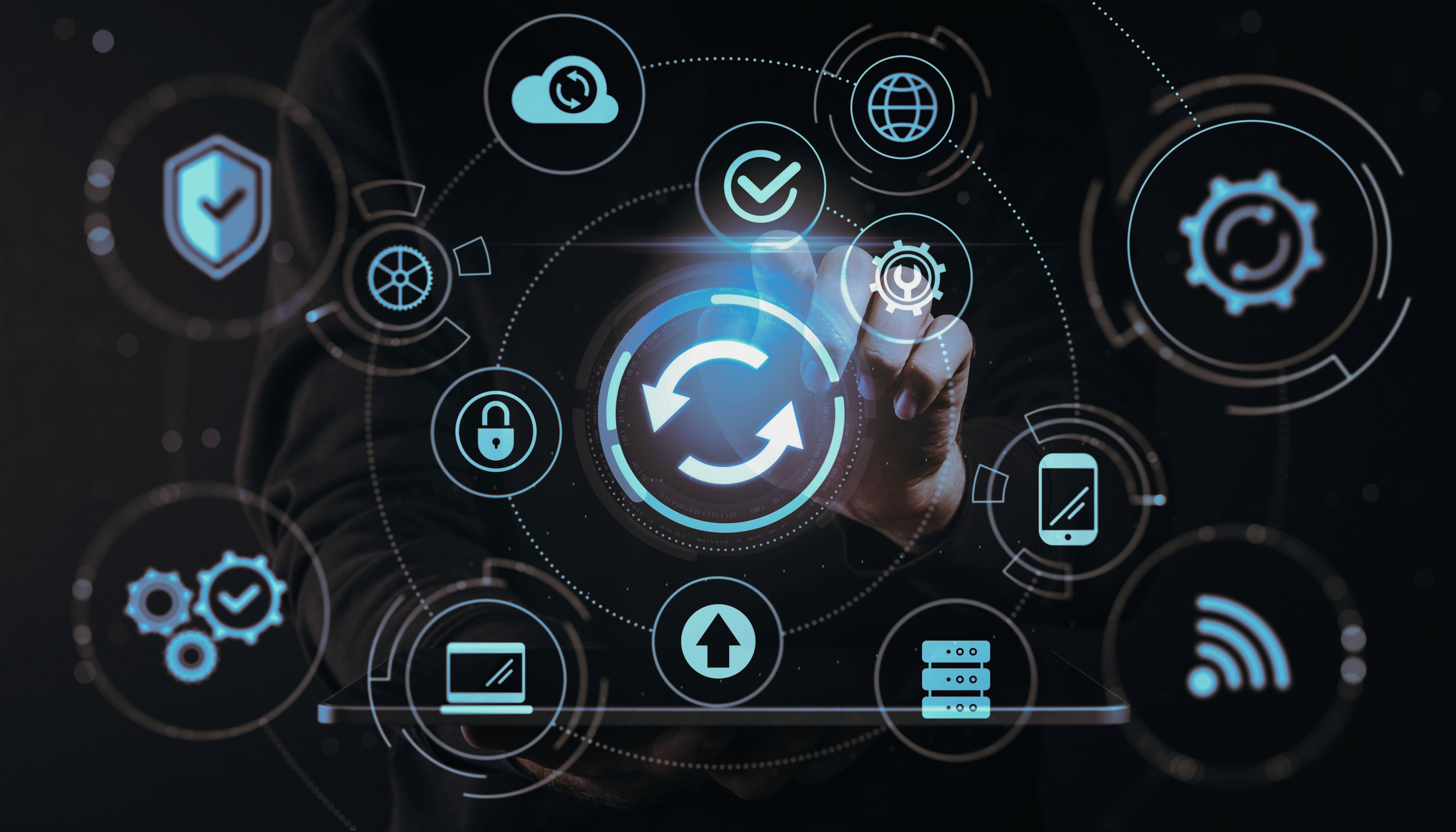 a close up of a cell phone with a dark background