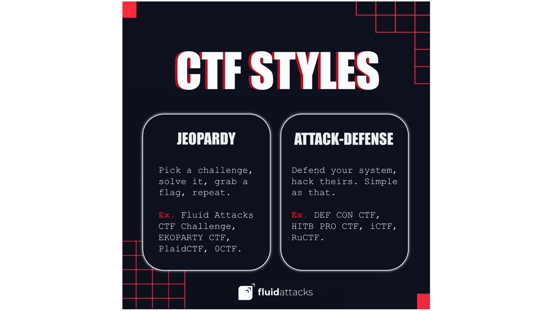 Learn about CTF styles with Fluid Attacks