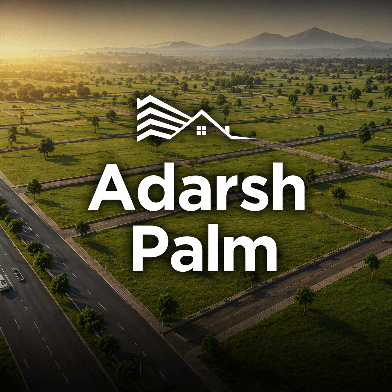 187 NA KJP approved residential plots on Garag Main Road near TATA Marcopolo Dharwad Adarsh Palm properties in Hubli Dharwad