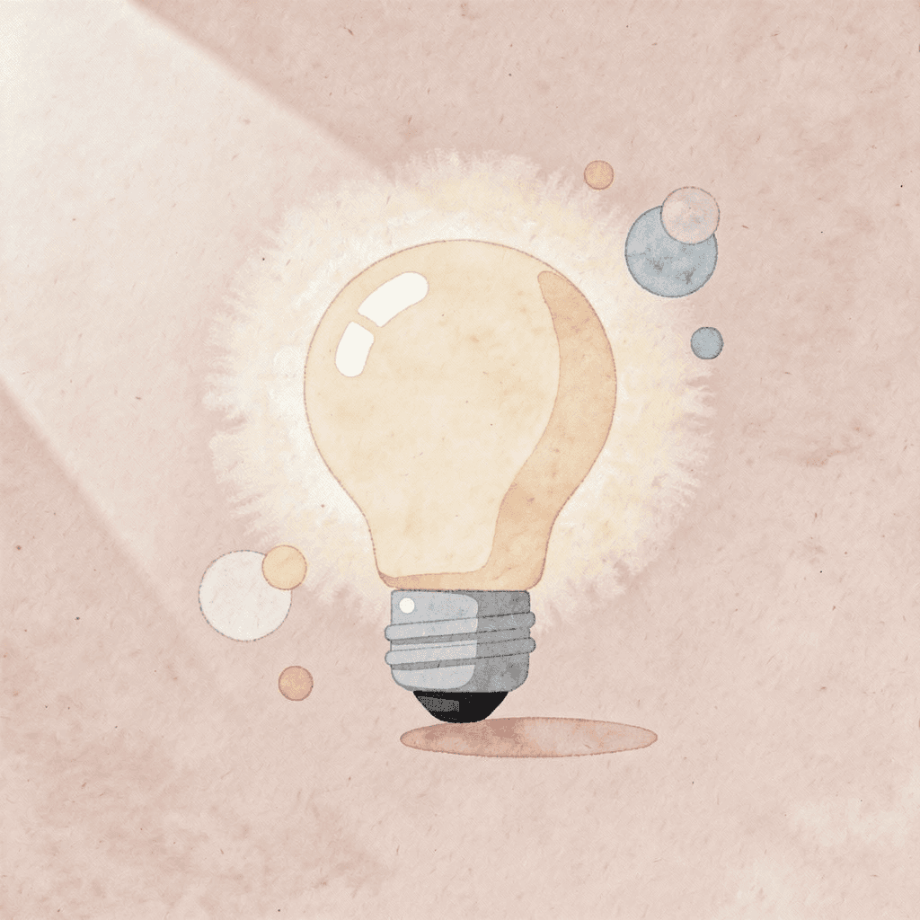 Lightbulb icon representing learning tip