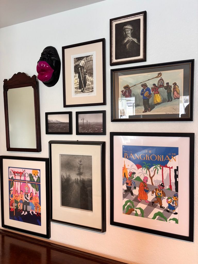 Collected gallery wall