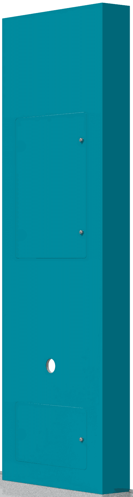 Up to ceiling Hygipod Safe configuration  integrated plumbing system for mental healthcare environments