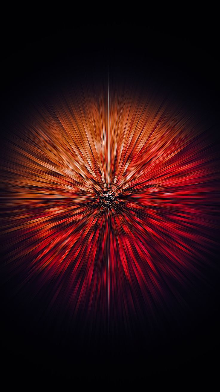 Red starburst light emotional intensity art