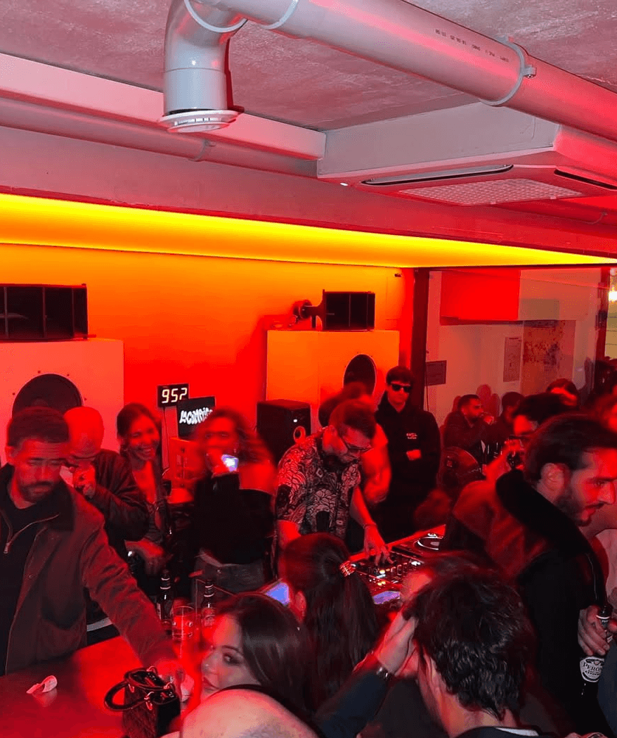 DJ playing at MishMish in Paris.