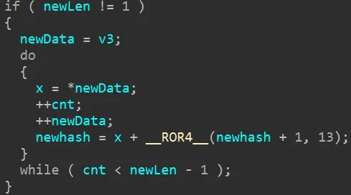 Clipboard Data Hash Calculation Routine