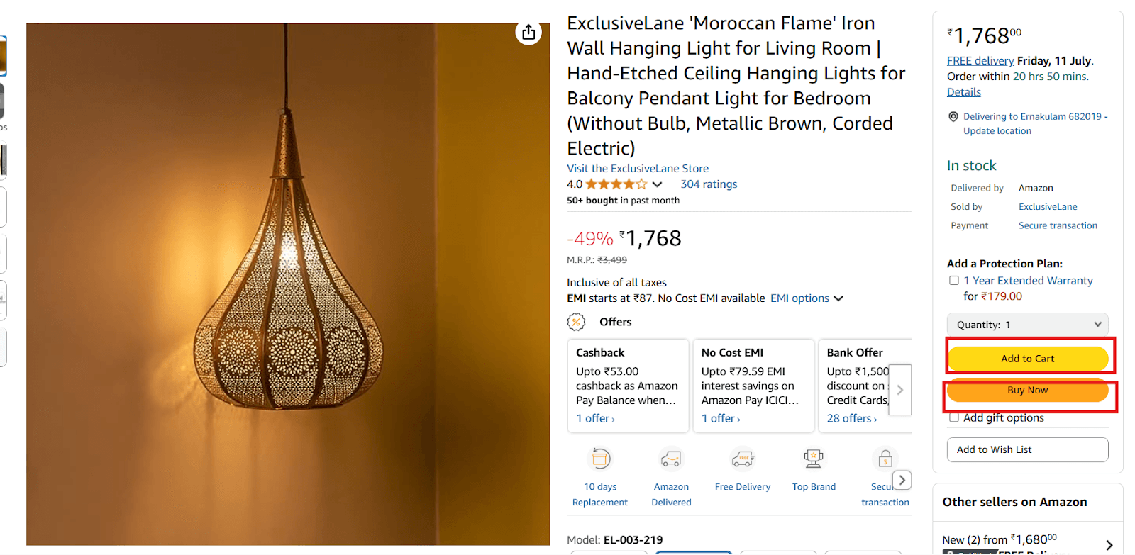 Amazon website