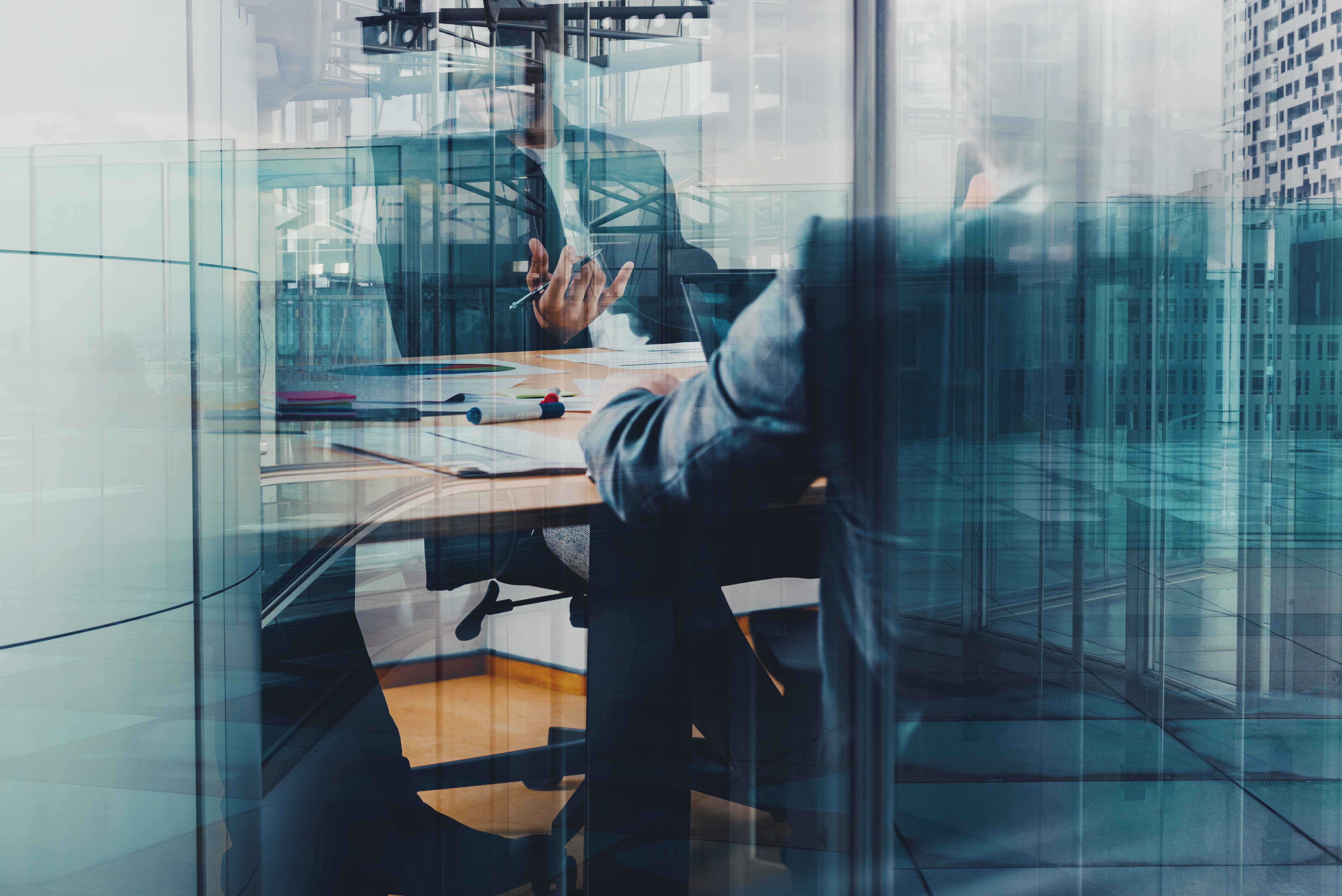 Close-up of a dark green leaf showing its textured surface and central vein against a muted background.