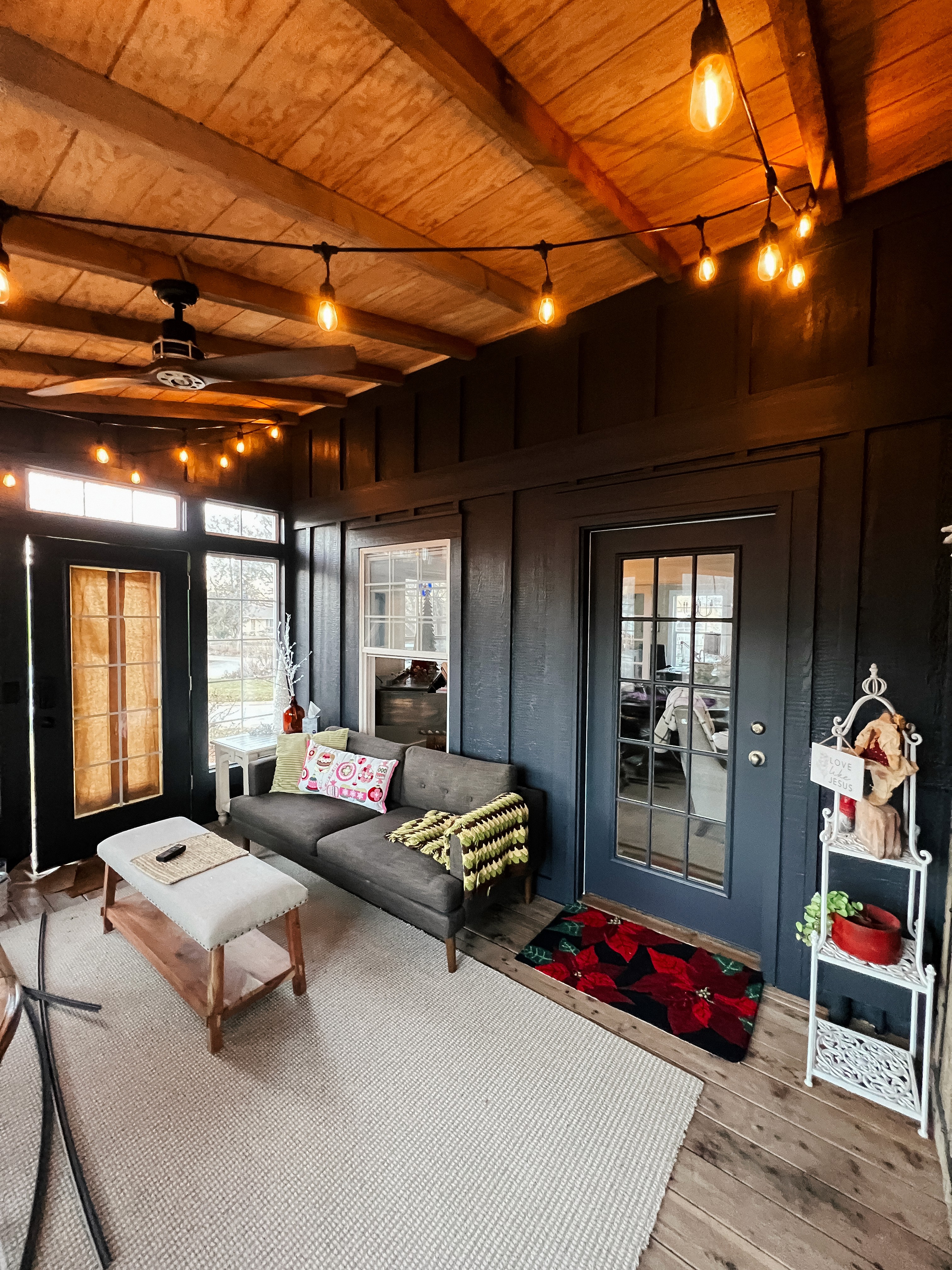 accent wall living room