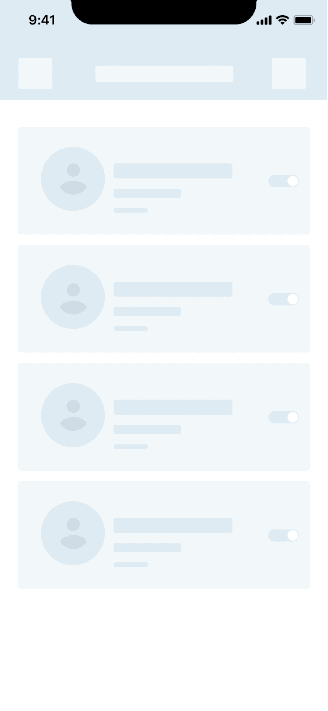 Mobile UI