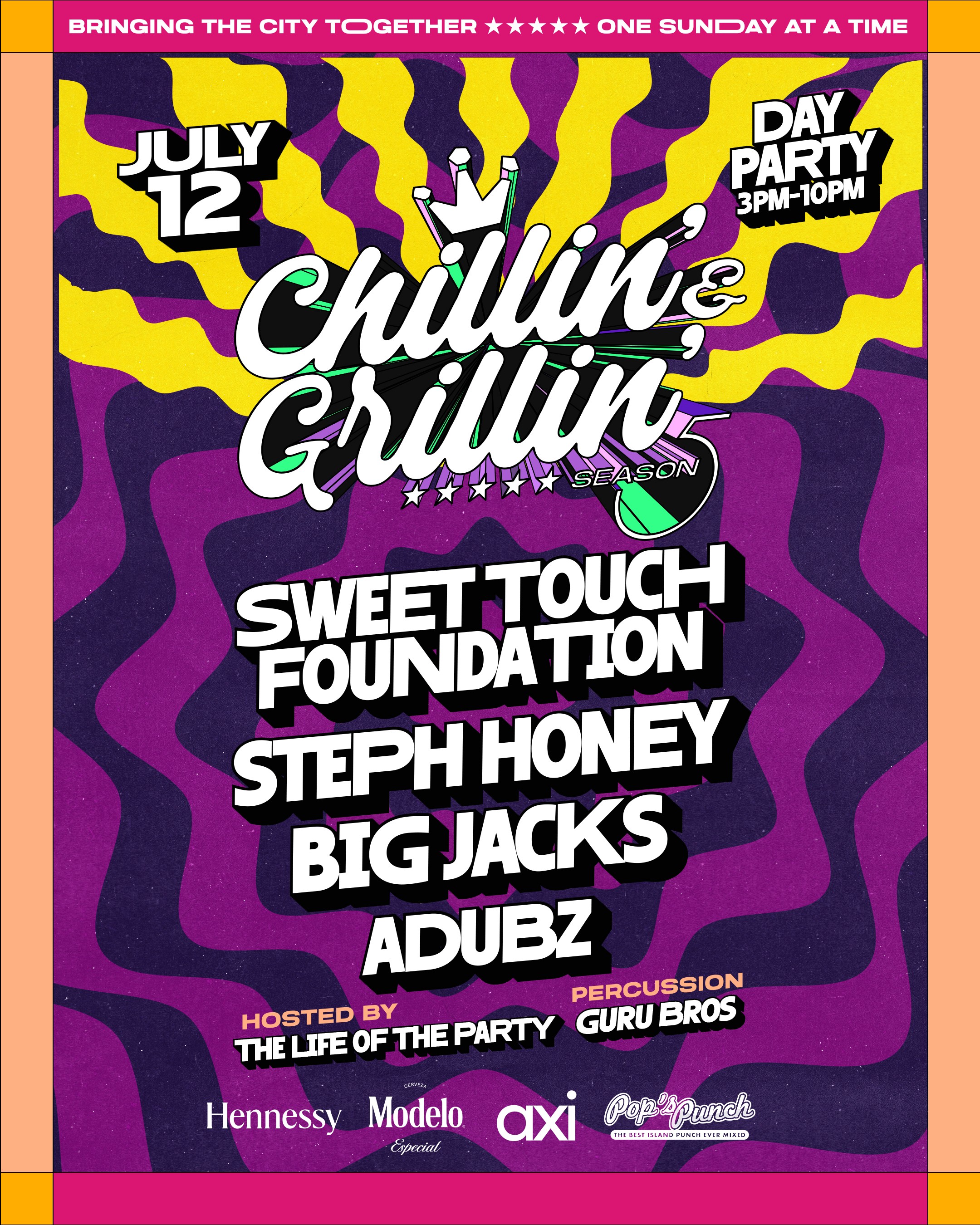 Chilling-N-Grillin Party Poster
