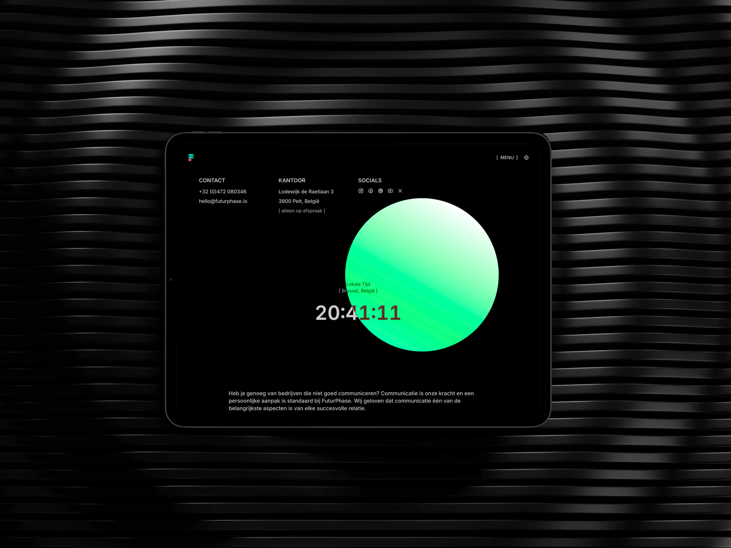 Why visibility in AI responses is the new form of online findability - contact page FuturPhase.
