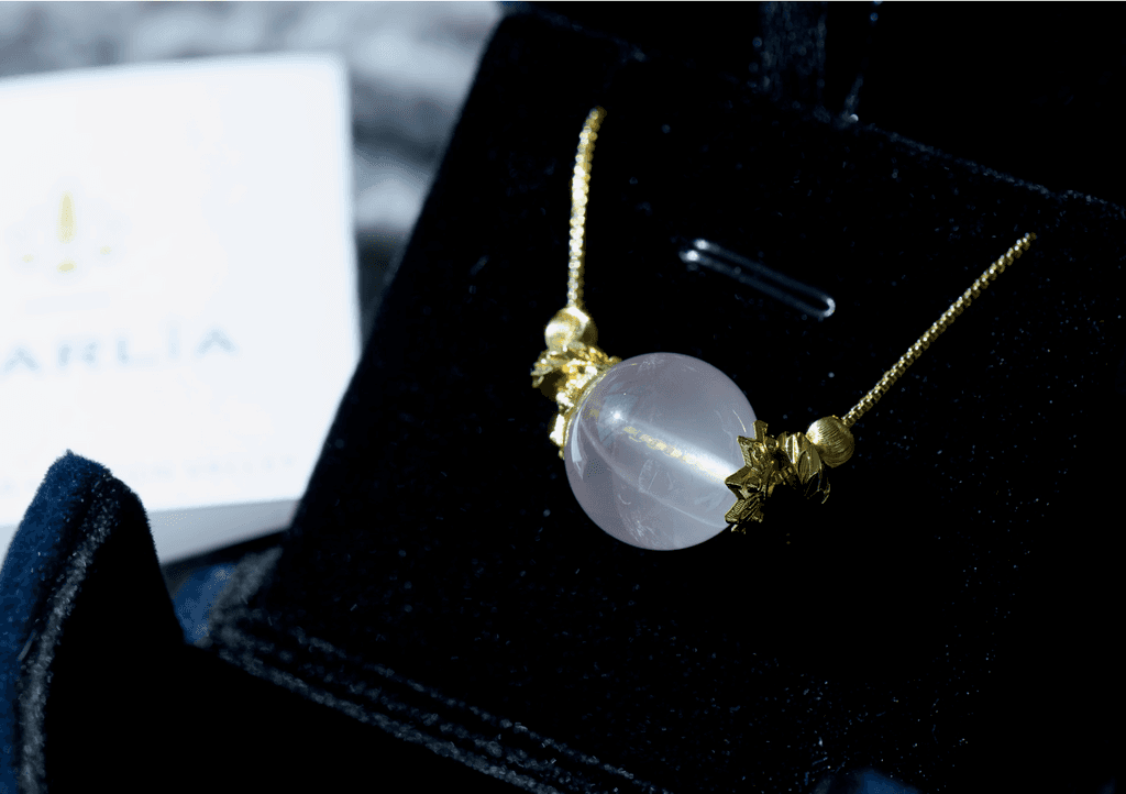 Roze Quartz Necklace