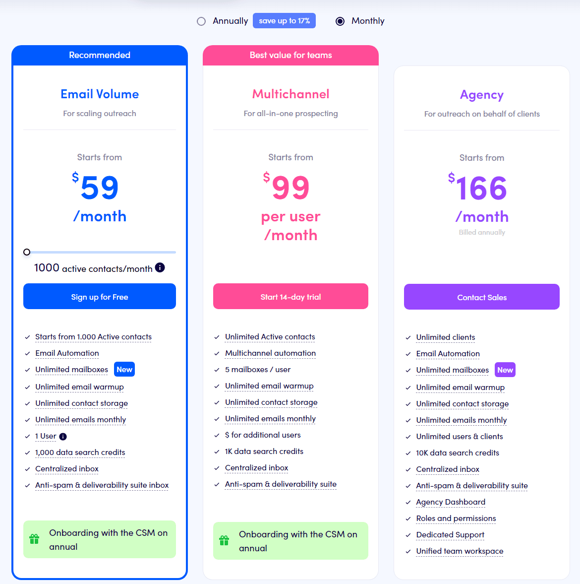 Reply.io's Pricing