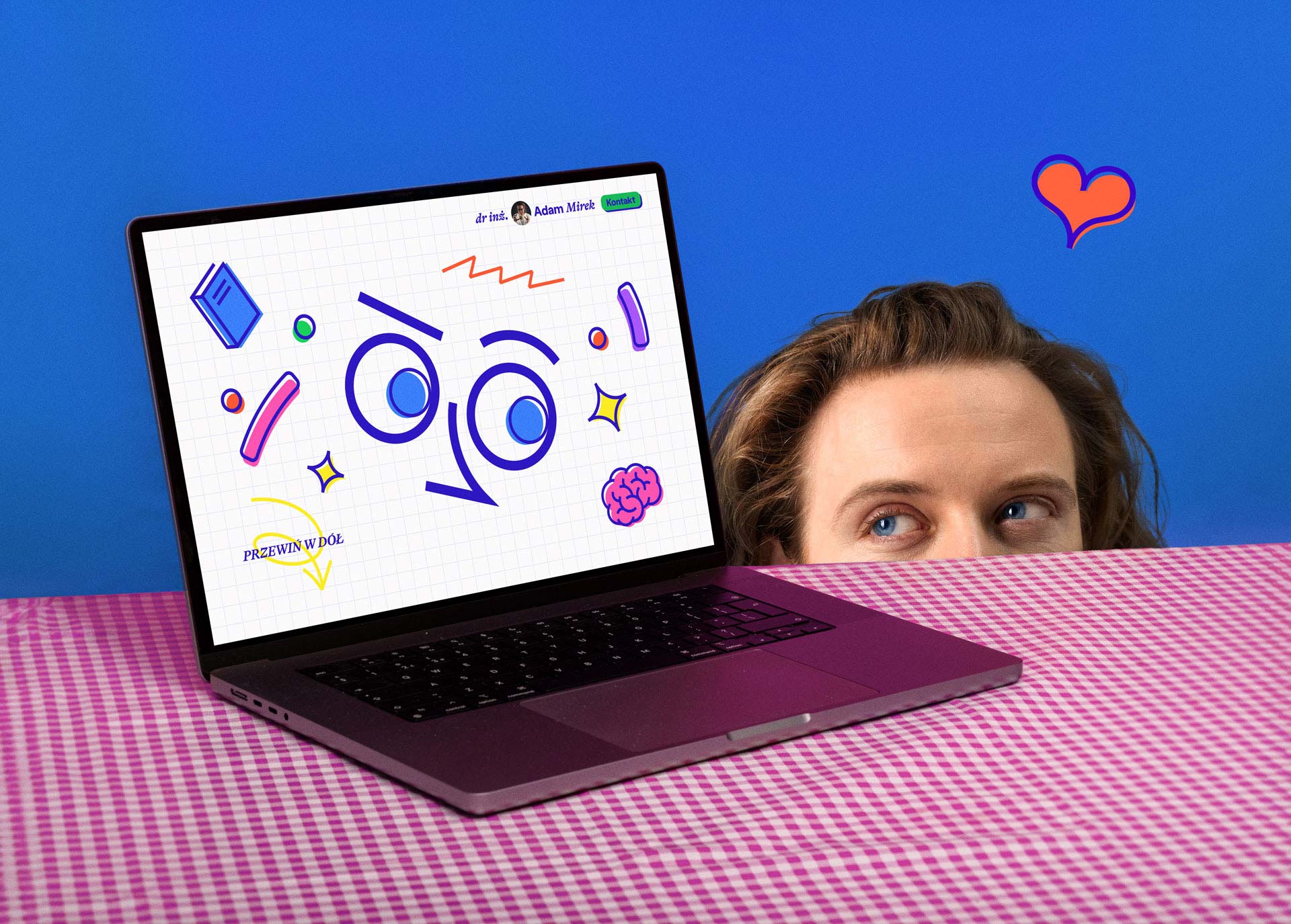 Adam Mirek science communicator website designed and developed by SLOWRAT in Webflow
