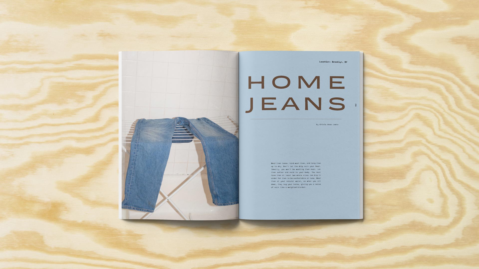 Krista Lewis home magazine spread
