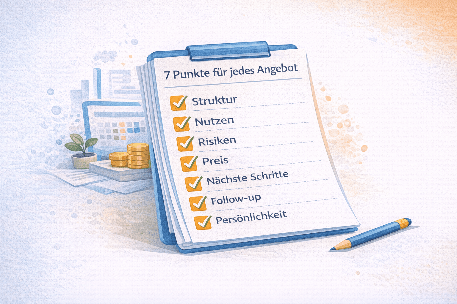 B2B Angebot erstellen Checkliste – 7 Erfolgsfaktoren für schnellere Abschlüsse