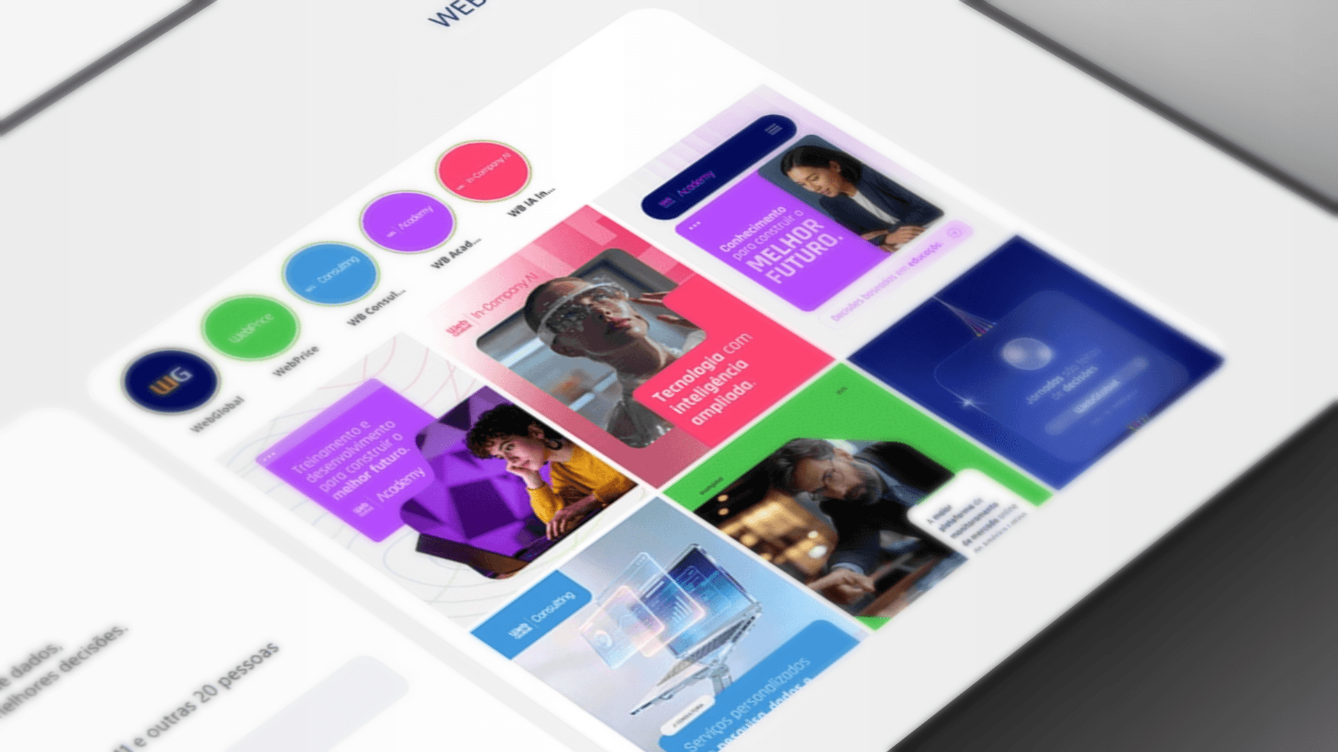 Branding webglobal arquitetura de marca cliente ambi criativa