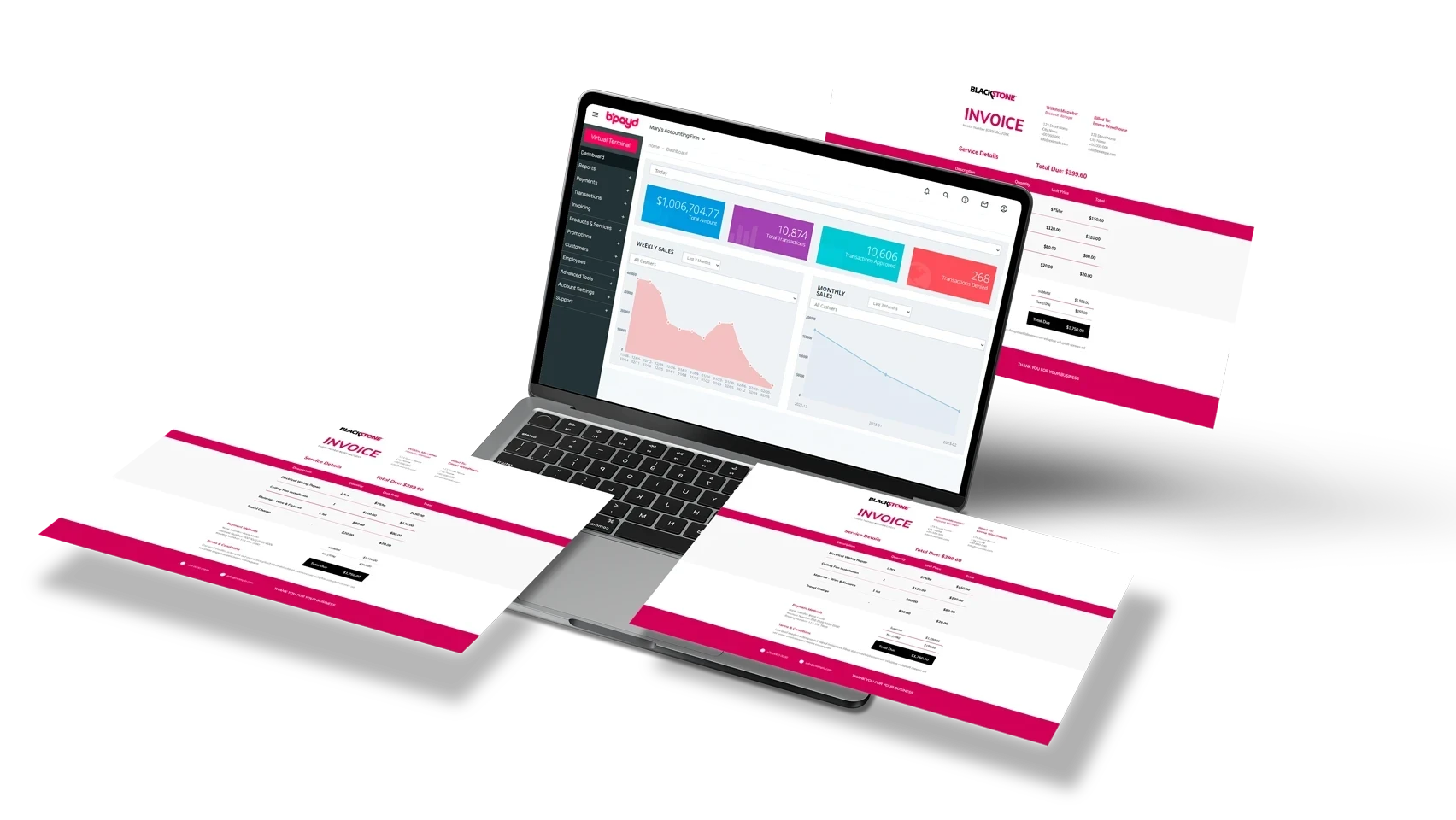 Application mockup