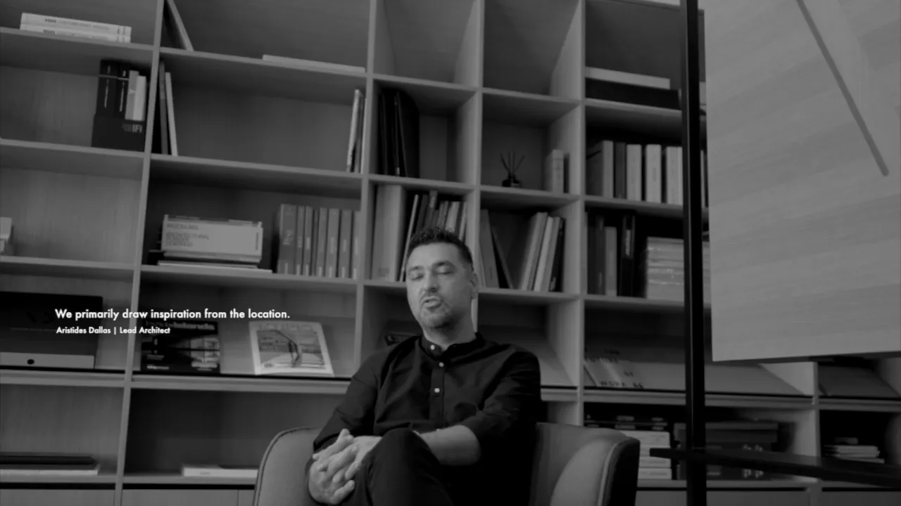 Aristides Dallas in the studio film: "We primarily draw inspiration from the location."