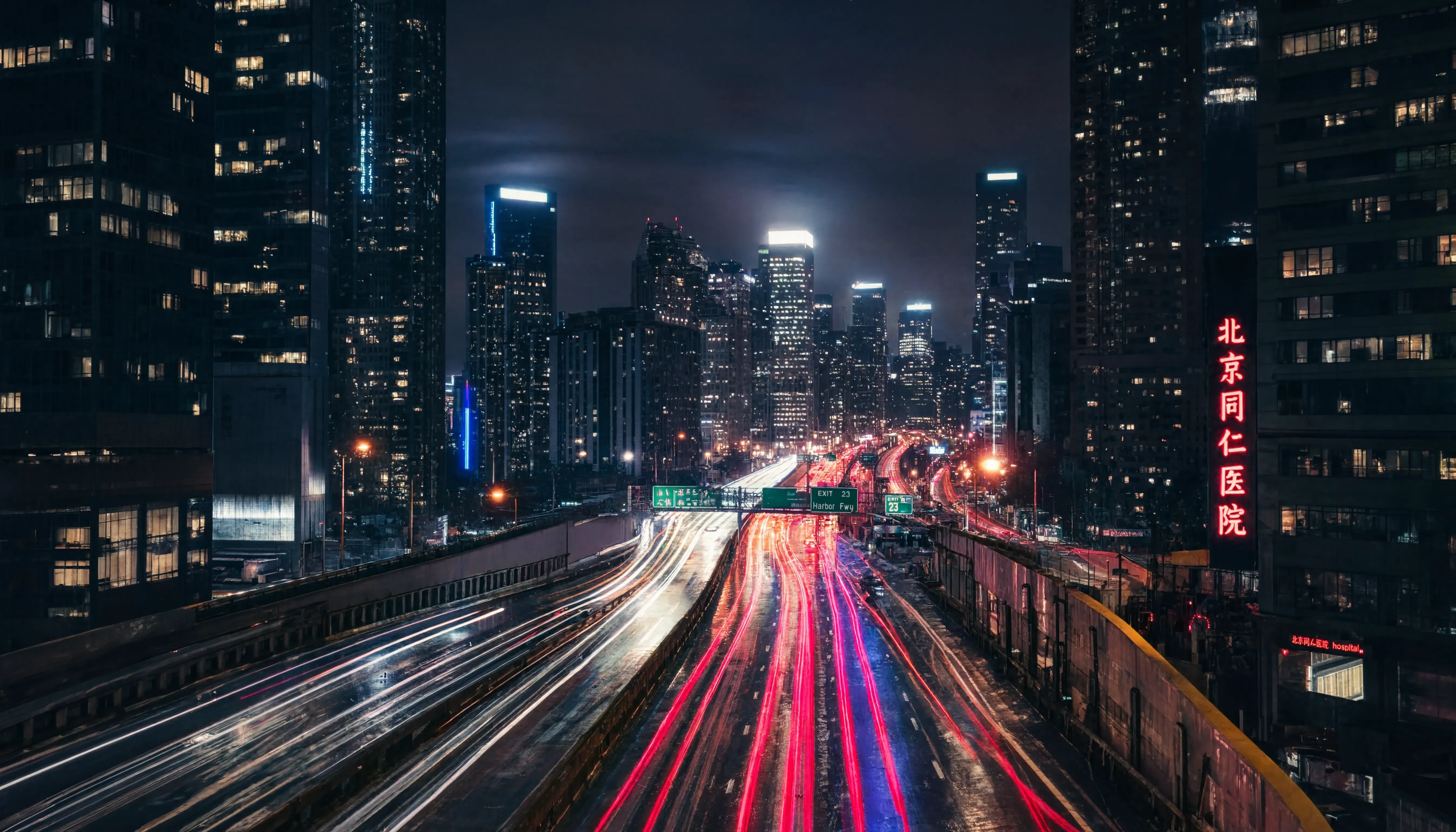 rainy highway