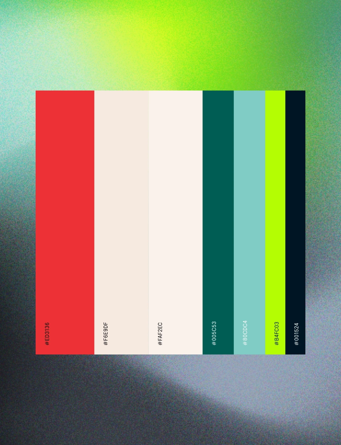 Charte couleur pour Bonial Customer Meetup