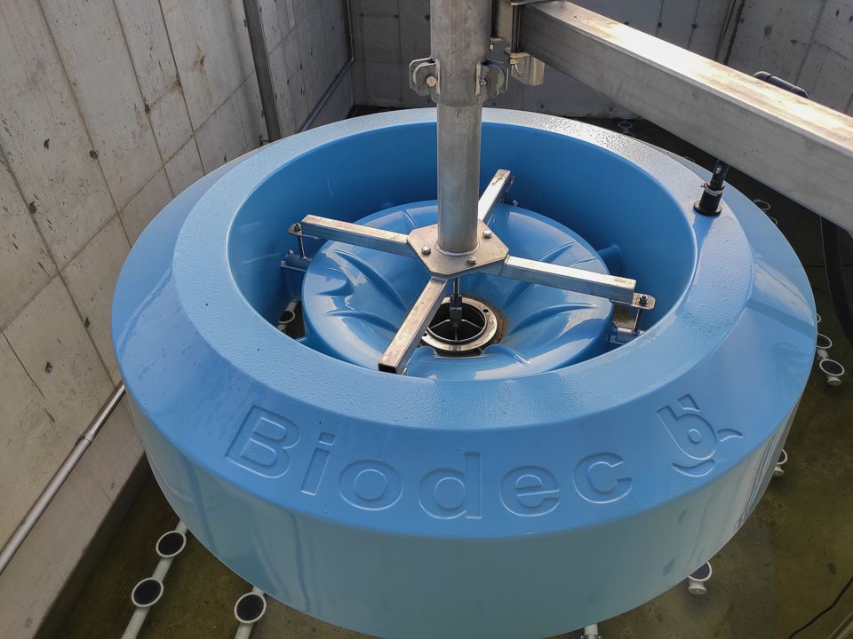 BIODEC floating decanter for SBR wastewater treatment