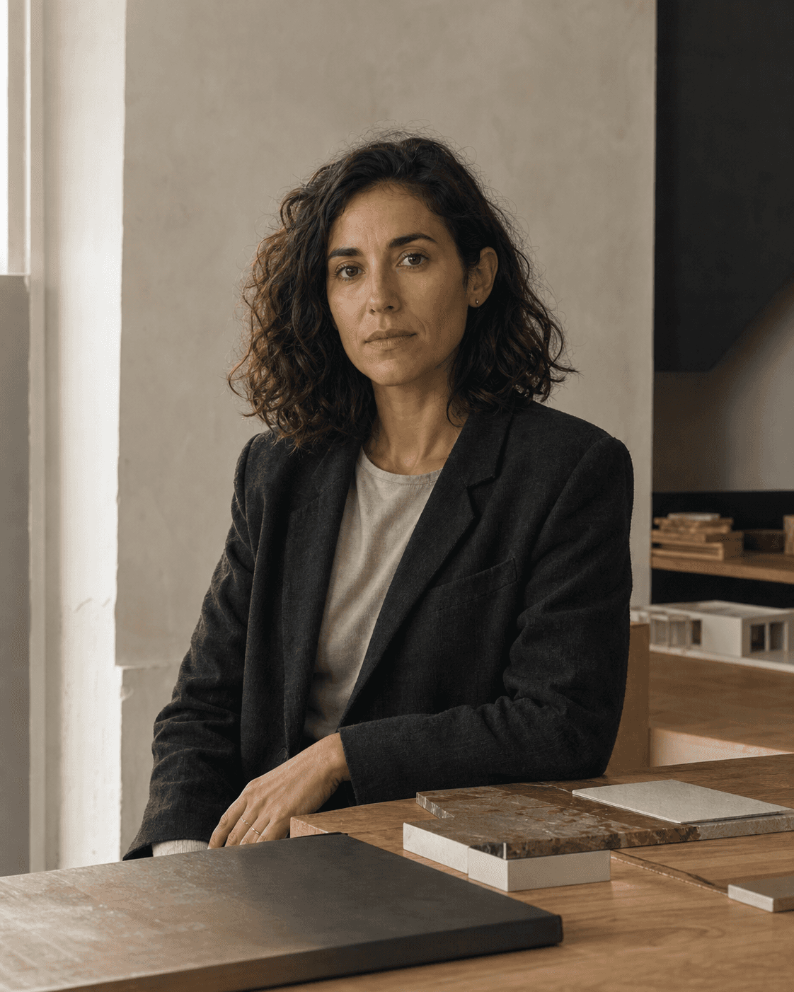 Editorial portrait of Ines Calder, European Estates Director