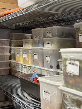 Labl.it labels in a commercial kitchen