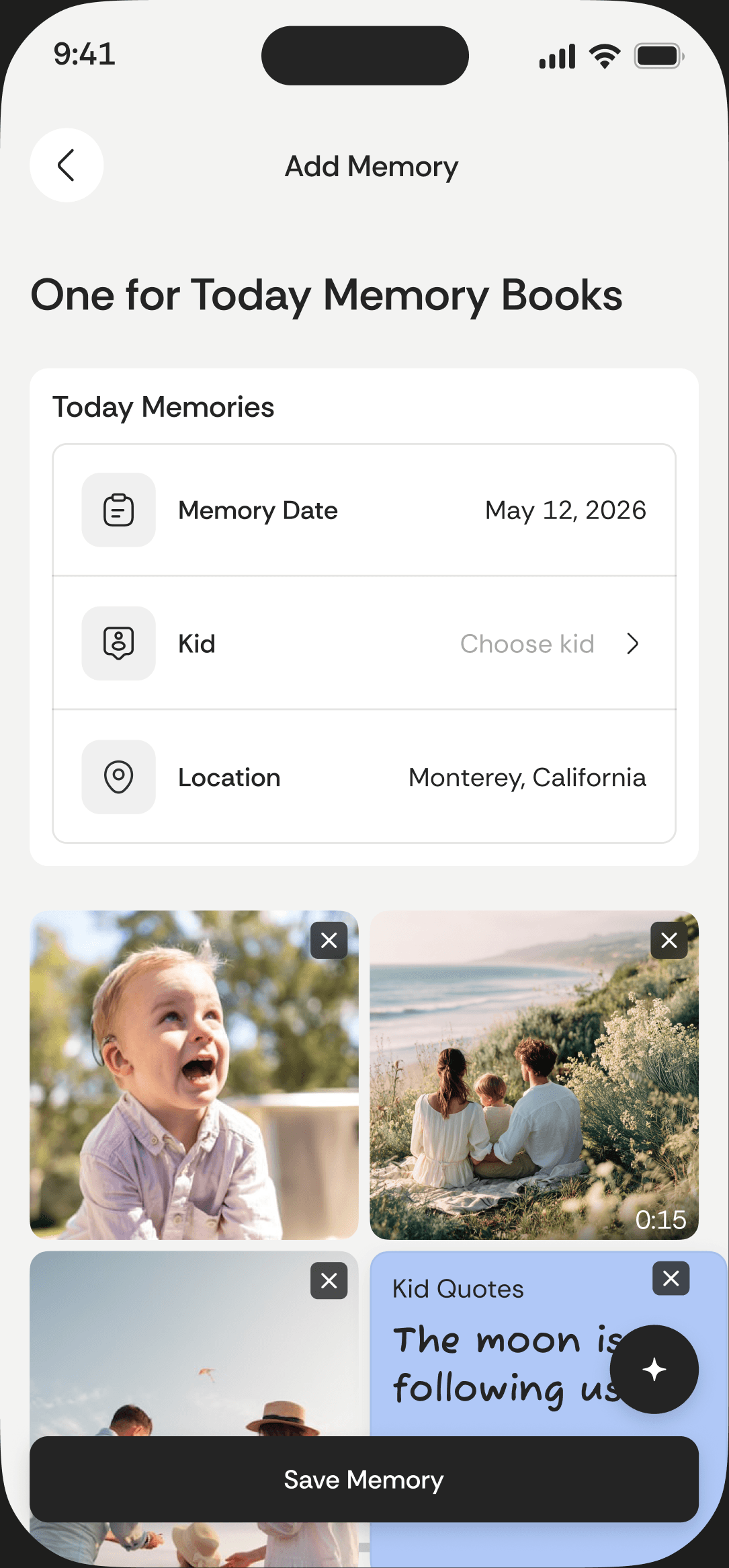 Wonder app screen
