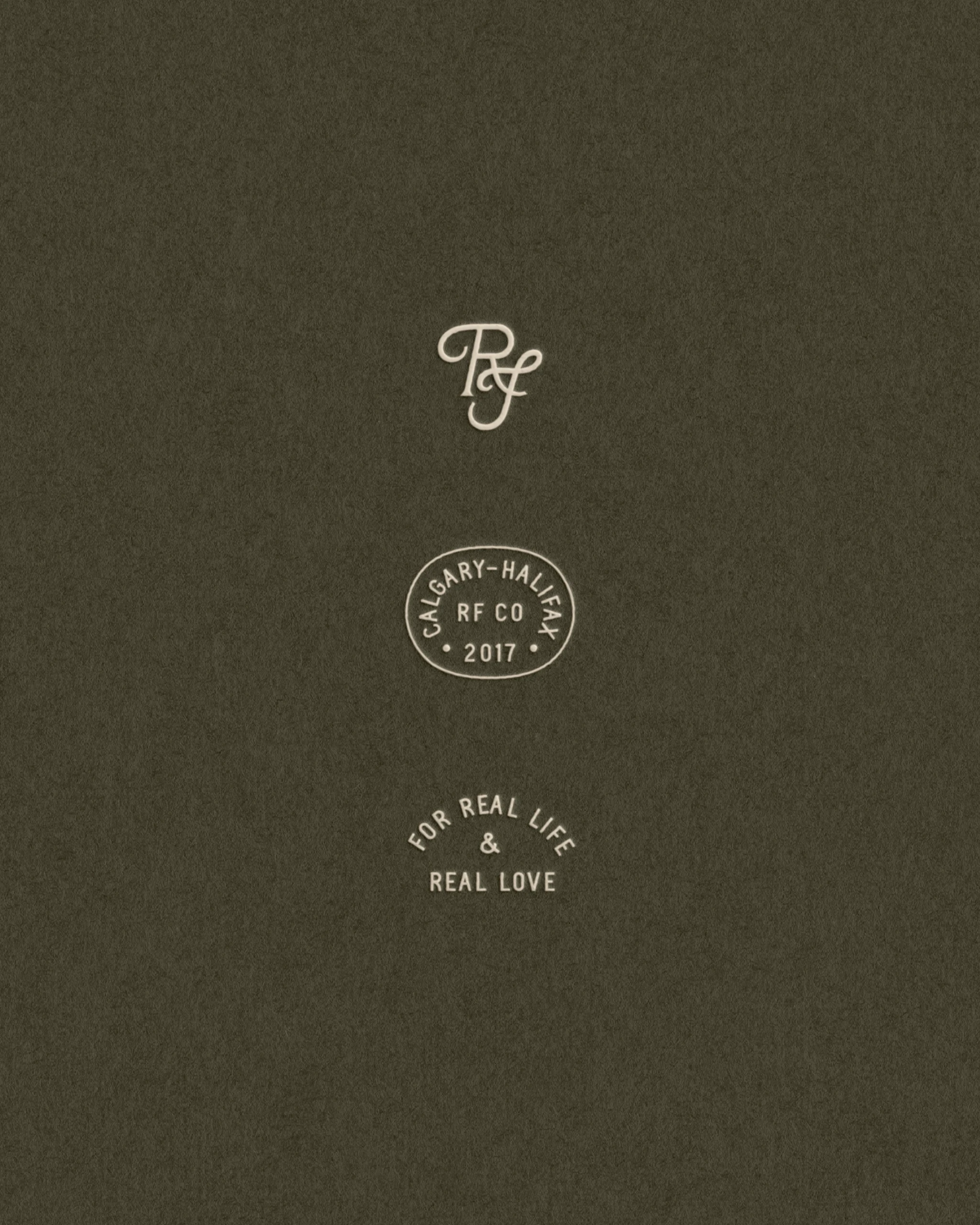 Rebeca Frank wordmark and logos presentation.