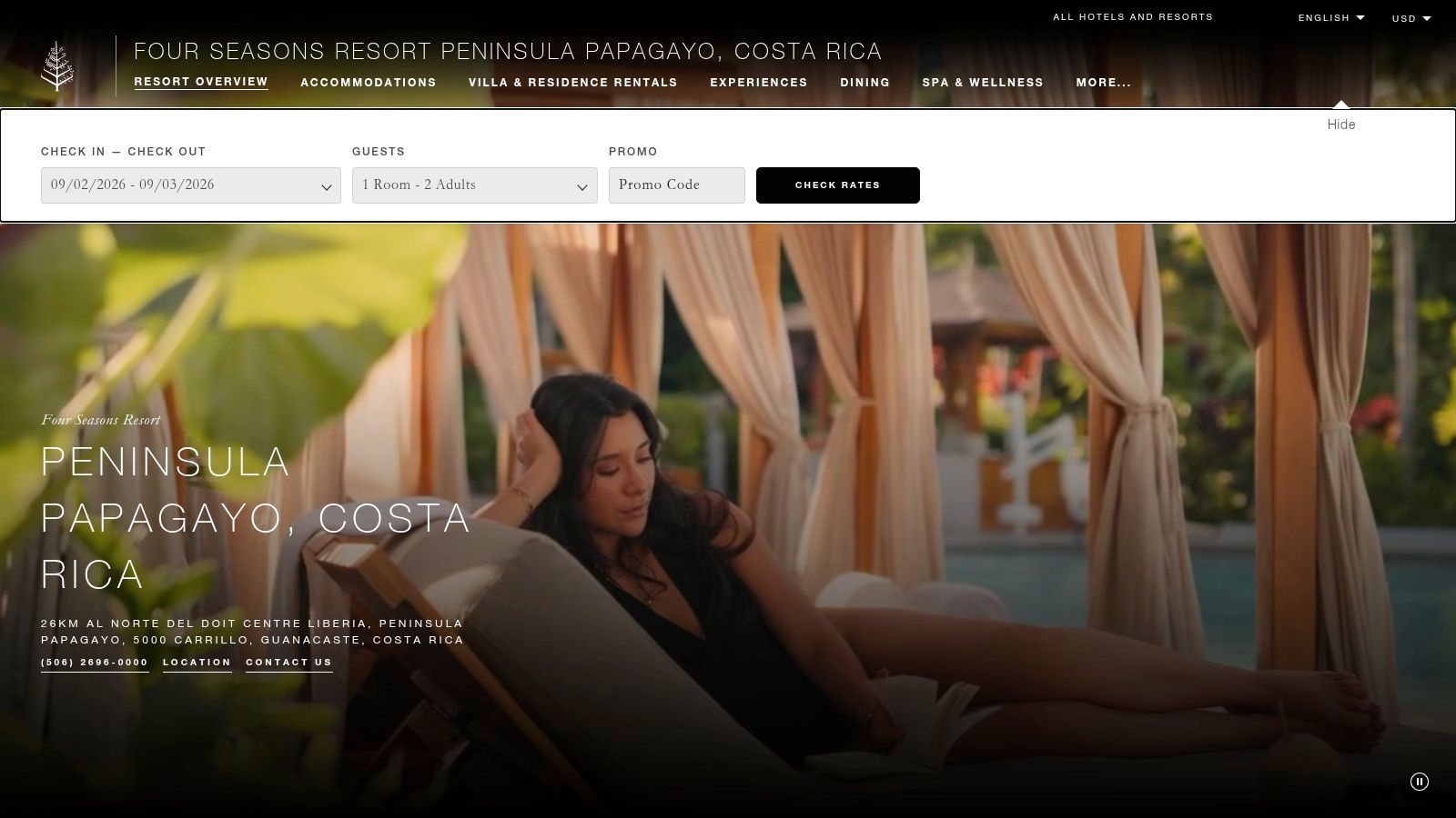 Four Seasons Resort Costa Rica at Peninsula Papagayo