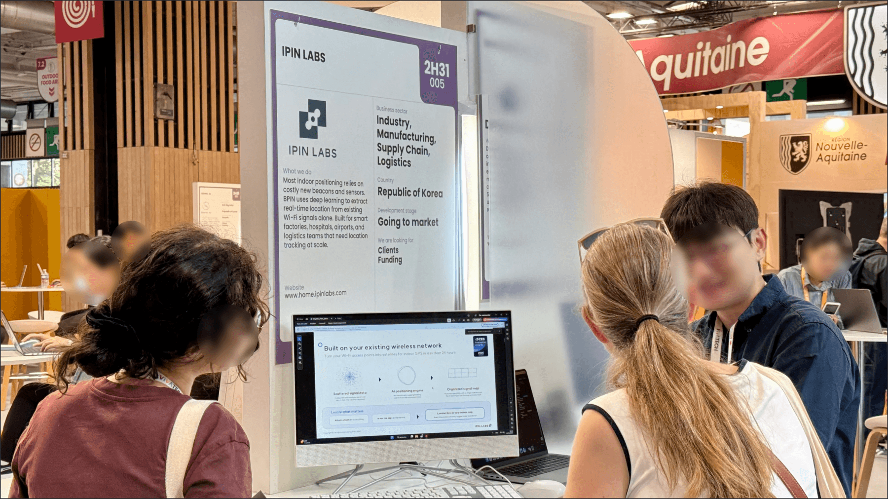 IPIN LABS booth